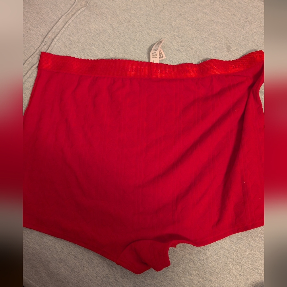 Victoria's Secret Red Seamless Bandeau Top